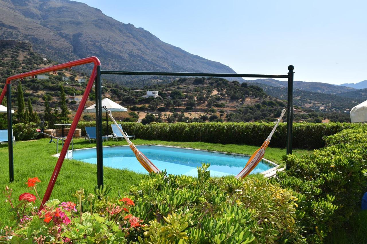 Triopetra Luxury Villas Fournou Lago Esterno foto