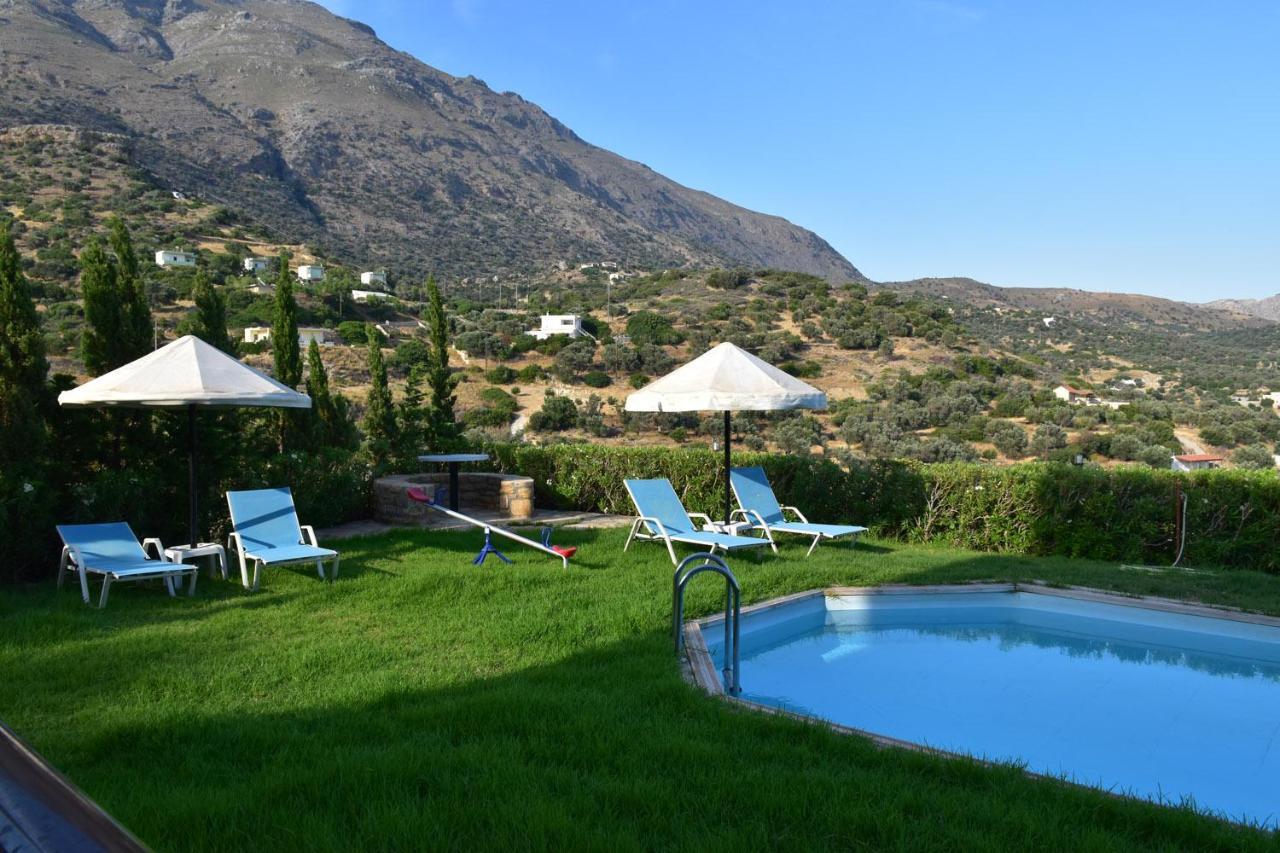 Triopetra Luxury Villas Fournou Lago Esterno foto