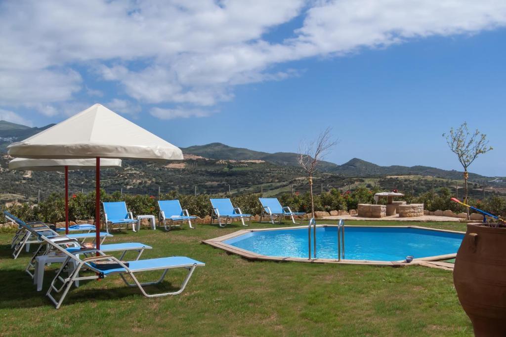 Triopetra Luxury Villas Fournou Lago Esterno foto