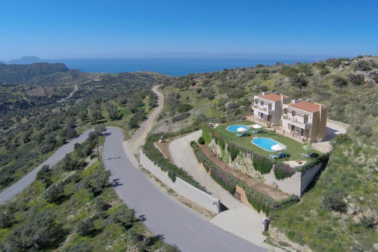 Triopetra Luxury Villas Fournou Lago Esterno foto