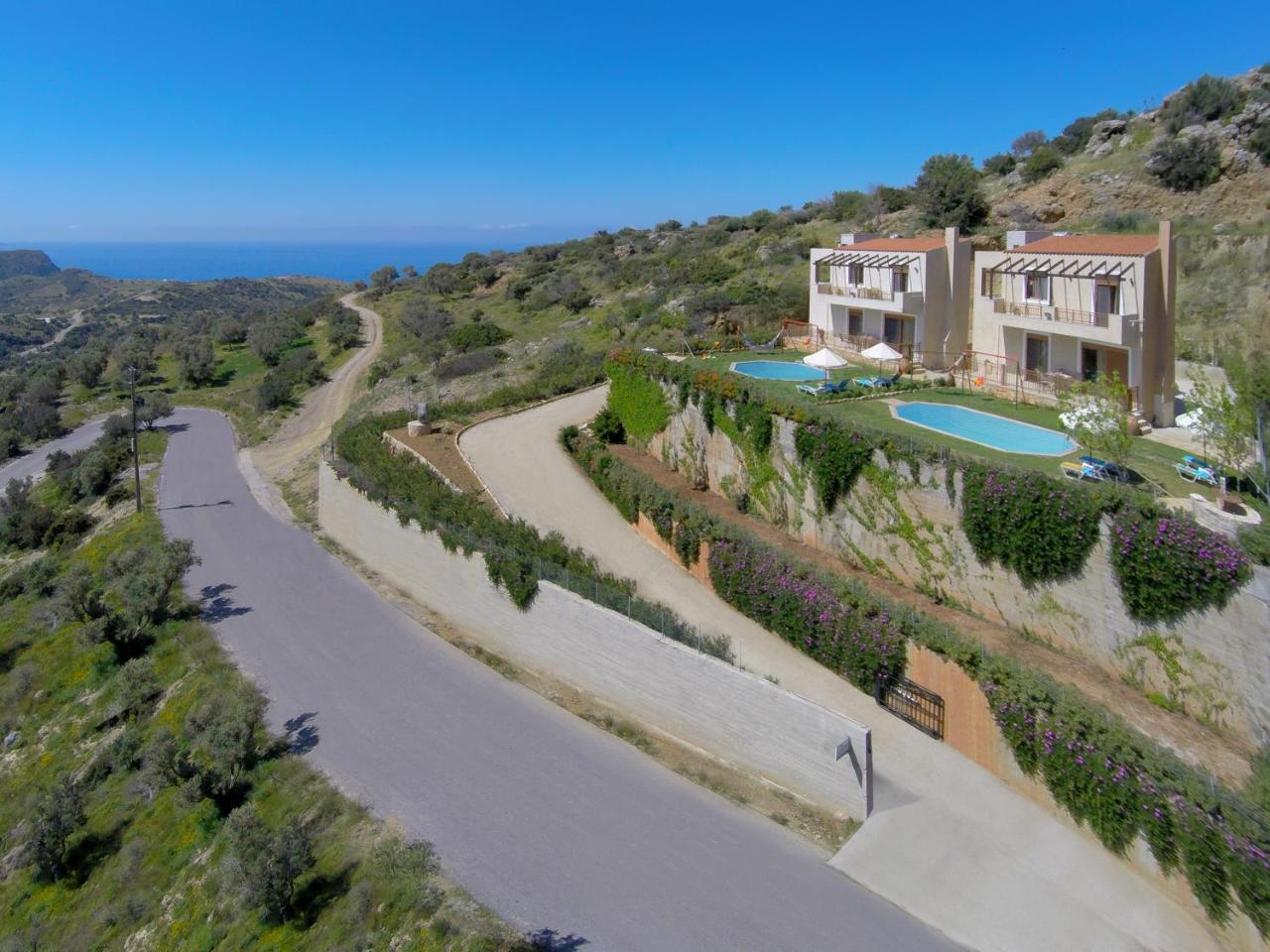 Triopetra Luxury Villas Fournou Lago Esterno foto