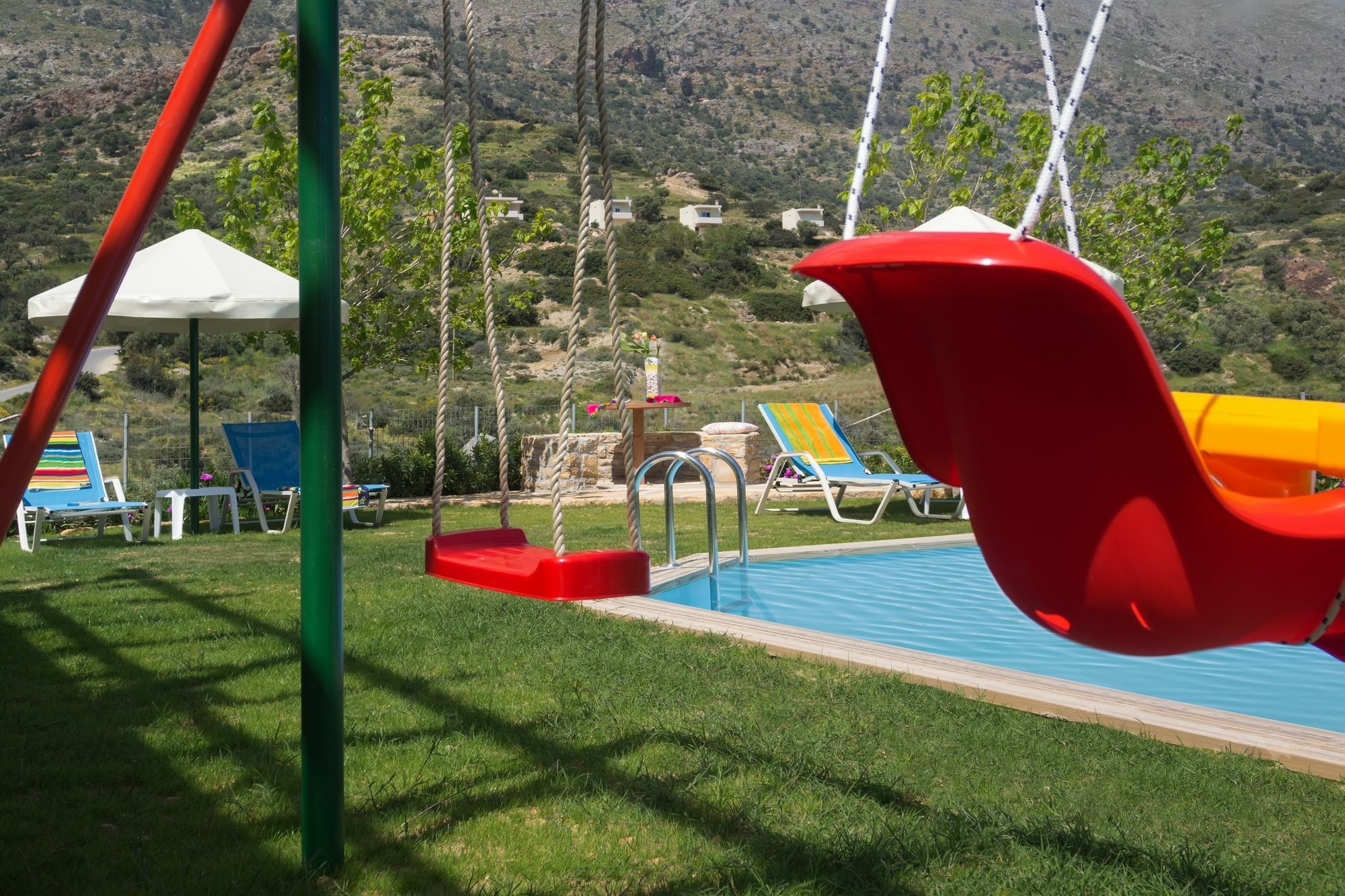Triopetra Luxury Villas Fournou Lago Esterno foto