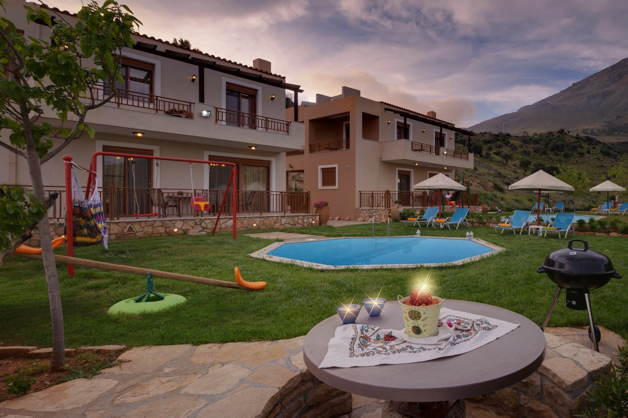 Triopetra Luxury Villas Fournou Lago Esterno foto